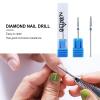 NMKL38 Electric Cuticle Clean Bit 3/32'' Carbide Drill Pointed Burr Nail Art File for Milling Machine Manicure Pedicure Cutter Tool (3 x 10) view 3