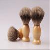 Badger Shaving Brush 100% Pure Badger Hair Economy Wooden Handle Shaving Brush or Shaving Razor view 4