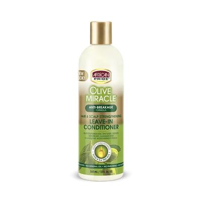 African Pride Olive Miracle Leave-in Conditioner, 12 Ounce