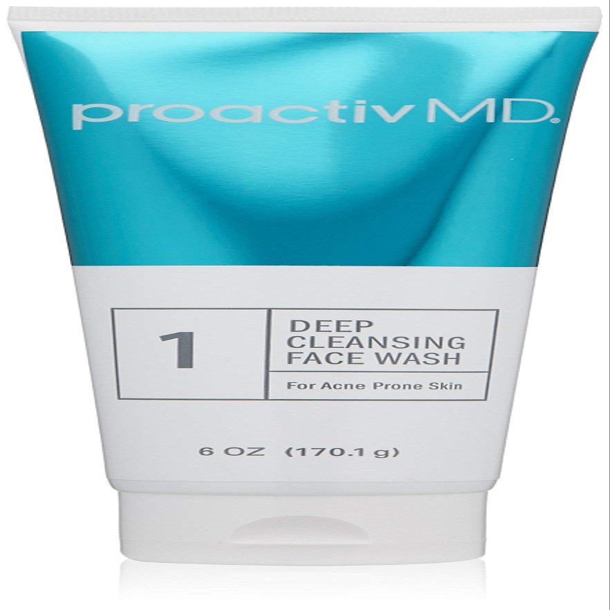 Proactiv MD Exfoliating Face Wash, Gentle and Hydrating Facial Cleanser and Acne Treatment for Sensitive Skin, 6 Oz Clear Unscented