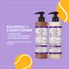 Carol's Daughter Black Vanilla Sulfate Free Shampoo and Conditioner Set for Curly, Wavy or Natural Hair, Moisturizing Hair Care for Dry, Damaged Split Ends, 1 Kit view 2