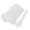 24PCS 13cm 5.2" Plastic Spatulas Spoon Makeup Cosmetic Mask Tip Spatula Skin Care Facial Cream Scoop For DIY Mixing Sampling Beauty Tool (White) view 1