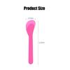24PCS 13cm 5.2" Plastic Spatulas Spoon Makeup Cosmetic Mask Tip Spatula Skin Care Facial Cream Scoop For DIY Mixing Sampling Beauty Tool (Pink) view 3