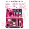 Vokai Makeup Kit Set - 32 Eye Shadows 6 Lip Glosses 2 Lip Gloss Wands 2 Lipsticks 1 Face Powder Duo 1 Blush Powder Duo 1 Mascara - Case with Carrying Handle view 3