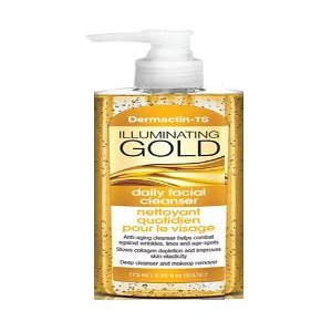 Dermactin-TS Daily Facial Cleanser - Illuminating Gold 5.85 ounce (3-Pack)