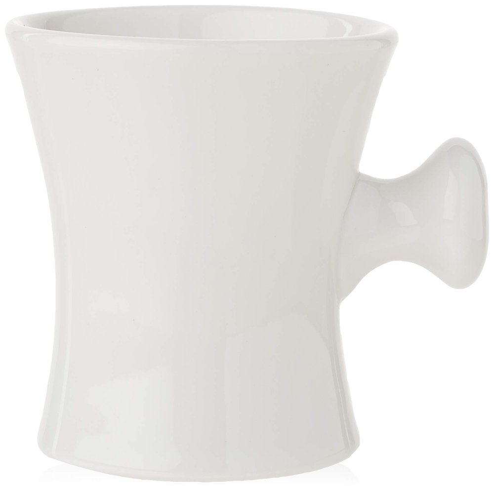 Ceramic Shaving Shave Soap Mug Bowl With Ball Grip Handle