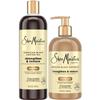 Shea Moisture Jamaican Black Castor Oil Clarifying Shampoo & Conditioner - Strengthen & Restore Sulfate-Free Shampoo & Conditioner Set with Shea Butter, ACV, and Peppermint Oil for Hair (2 Piece Set) view 1