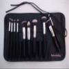 10 PCS Makeup Brushes with Brush Roll, Premium Professional Synthetic Kabuki Makeup Brush Set - Cosmetic Brush Set - Eyeshadow Brush Set - Concealer Powder Brush Liquid Foundation Brush  Kabuki Brush view 1