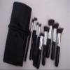 10 PCS Makeup Brushes with Brush Roll, Premium Professional Synthetic Kabuki Makeup Brush Set - Cosmetic Brush Set - Eyeshadow Brush Set - Concealer Powder Brush Liquid Foundation Brush  Kabuki Brush view 2