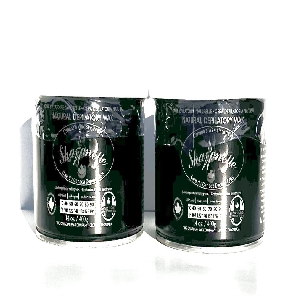 Sharonelle Natural Azulene Soft Wax For Sensitive Skin in 14 oz. - 2 cans