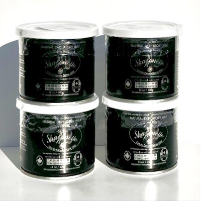 Sharonelle Natural Azulene Soft Wax for Sensitive Skin in 14 oz. - 4 cans