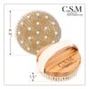 CSM Dry Brushing Body Brush for Lymphatic Drainage - Natural Boar Bristle Exfoliating Brush Set with Face Brush for Cellulite, Circulation & Glowing Skin view 4
