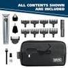 Wahl USA Stainless Steel Lithium-Ion Cordless Beard Trimmer for Men - Rechargeable All in One Men's Beard Trimmer with Rotary Ear & Nose Trimmer, & Detail Trimmer - Model 9818A view 2