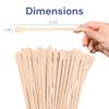 Dukal Reflections Wax Body Treatment Applicators, Beige, 1 Bag, 100 Count, 3-1/2" x 1/4" view 3