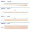 Dukal Reflections Wax Body Treatment Applicators, Beige, 1 Bag, 100 Count, 3-1/2" x 1/4" view 4