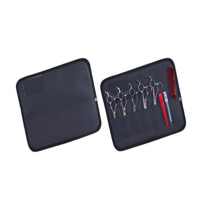 2 PCS Scissors Case for Hairdresser Black Tray Rug Hair Salon Tool Storage Pad Professional