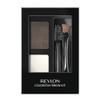 Revlon Eyebrow Kit, ColorStay Brow Kit Eye Makeup with Longwearing Brow Powder, Pomade, Spoolie & Angled Brush Tip, 102 Dark Brown, 0.08 Oz view 1