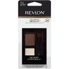 Revlon Eyebrow Kit, ColorStay Brow Kit Eye Makeup with Longwearing Brow Powder, Pomade, Spoolie & Angled Brush Tip, 102 Dark Brown, 0.08 Oz view 2