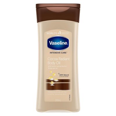 Vaseline Intensive Care Cocoa Radiant Body Gel Oil, 6.8 Ounce