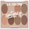 L.A. Colors I Heart Makeup Contour Palette, Medium-Deep, 1.04 Ounce view 1