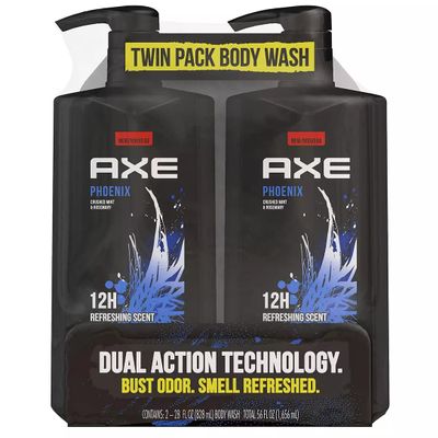 AXE Holiday Gift Bag for Men, Phoenix (28-Ounce, Pack of 2)