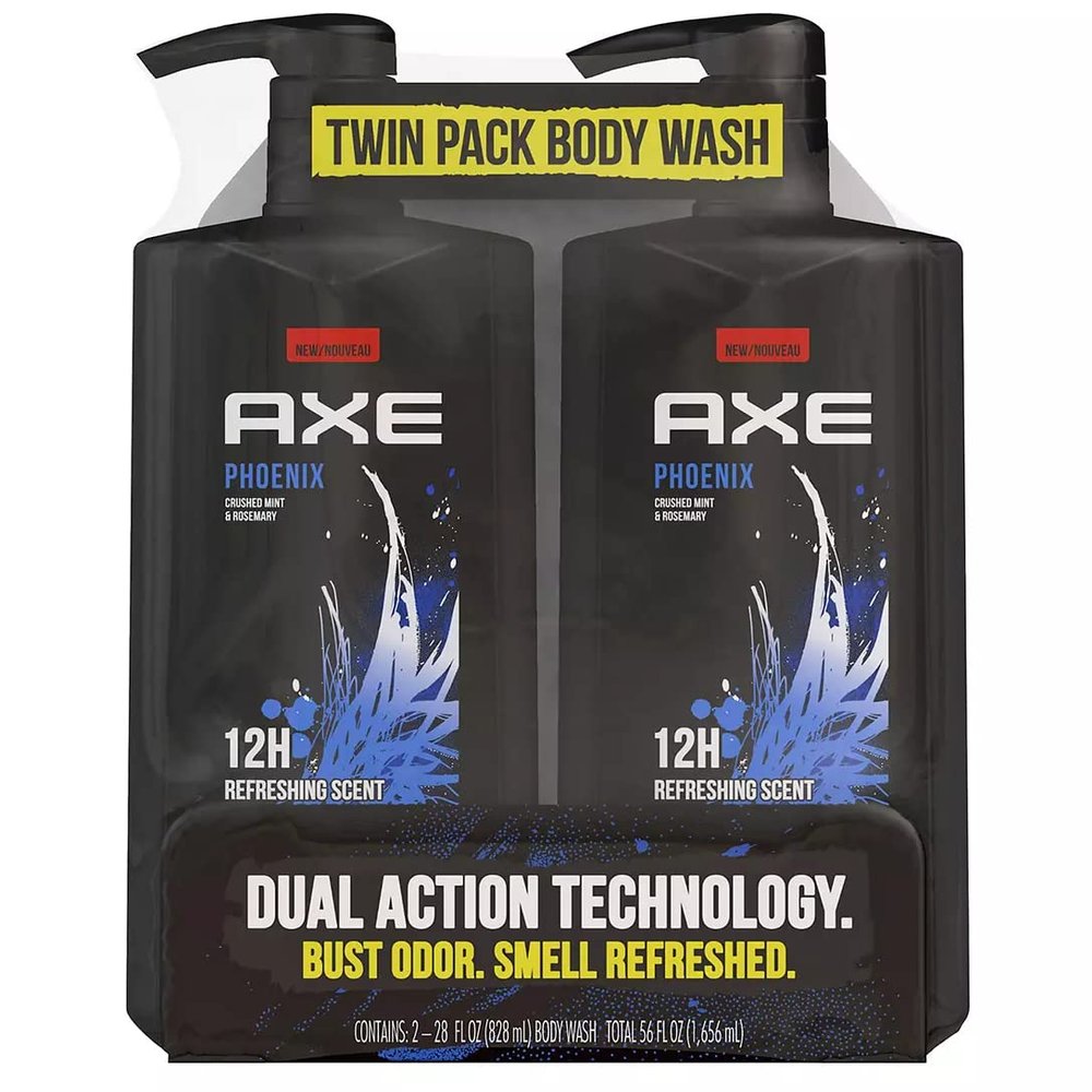 AXE Holiday Gift Bag for Men, Phoenix (28-Ounce, Pack of 2)
