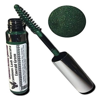 All Natural Luminous Lash Green Color Mascara - Emerald Green Great Christmas Color!