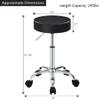 DUHOME 410 Adjustable Height Swivel Medical Clinic Tattoo Spa Salon Stool with Wheels (Black) view 3