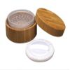 1Pcs 30ml 1oz Empty Refillable Portable Bamboo DIY Make Up Loose Powder Puff Bottle Jar Container Case With Puff Sifter Foundation Cosmetic Box Baby Kit Case view 1
