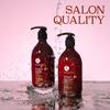 Luseta Argan Oil Shampoo and Conditioner Set Thickening for Thin & Dry Hair Smoothing & Nourishing Anti- Frizz for All Hair Types Sulfate Free for Men and Women 2 x16.9Fl Oz view 2