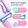 Beauticom (Pack of 4 Pieces) Mixed Colored Scrub Brush with Handle for use on Nails Brush, Cleaning Brush, Manicure Brush, Sanitize Brush, General Use Brush view 2