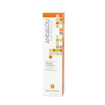 Andalou Naturals Meyer Creamy Cleanser, Lemon 6 oz (Pack of 3)