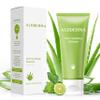 Aloderma Hydrating Facial Cleanser with Organic Aloe Vera - Daily Moisturizing Aloe Face Wash with Shea Butter, Vitamin E - Nourishing Face Cleanser for Normal, Dry Skin, Non-Comedogenic, 100g/3.5oz view 1