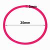 100 Count Girls Elastic Hair Ties Ponytail Holders No Metal Hair Elastics (Multicolor, 3.5 x 0.2 cm) view 2