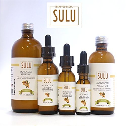 100% Pure Organic Cold Pressed Unrefined Virgin Moroccan Organ Oil (1 oz)