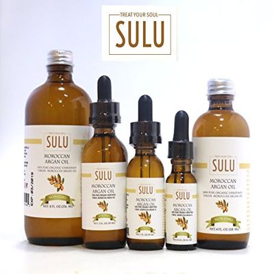 100% Pure Organic Cold Pressed Unrefined Virgin Moroccan Organ Oil (0.5 oz)