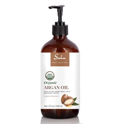 100% Pure Organic Cold Pressed Unrefined Virgin Moroccan Argan Oil (8 oz)- from Agadir, Morocco-Skin Care-Hair Care