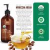 100% Pure Organic Cold Pressed Unrefined Virgin Moroccan Organ Oil (16 oz) view 2