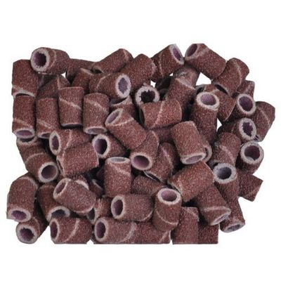 100 Pc Professional Sanding Bands Nail Manicure #80 Grit FILE SAND PIECES SET