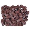 100 Pc Professional Sanding Bands Nail Manicure #80 Grit FILE SAND PIECES SET view 1