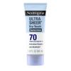 Neutrogena Ultra Sheer Dry-Touch Sunscreen Lotion SPF 70, Broad Spectrum, Water Resistant 80 Min, Oil-Free, Oxybenzone-Free, Non-Comedogenic, Matte Finish, Body Sunscreen, Travel Size 3 Fl Oz view 1