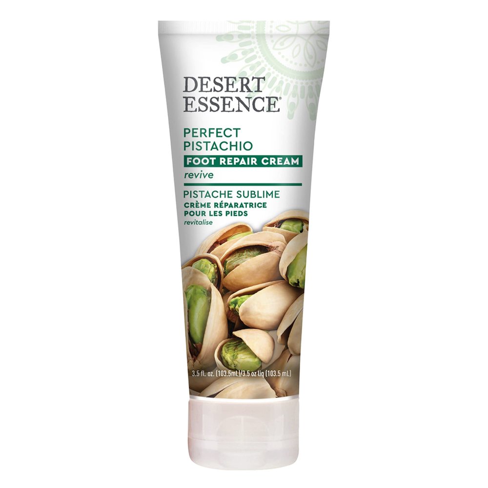 Desert Essence Organics Foot Repair Cream, Pistachio, 3.5 Oz