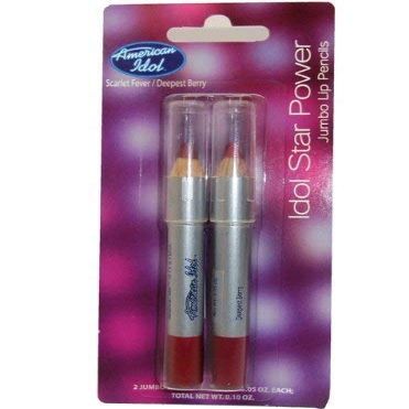 American Idol Star Power Jumbo Lip Pencils -Scarlet Fever/ Deepest Berry