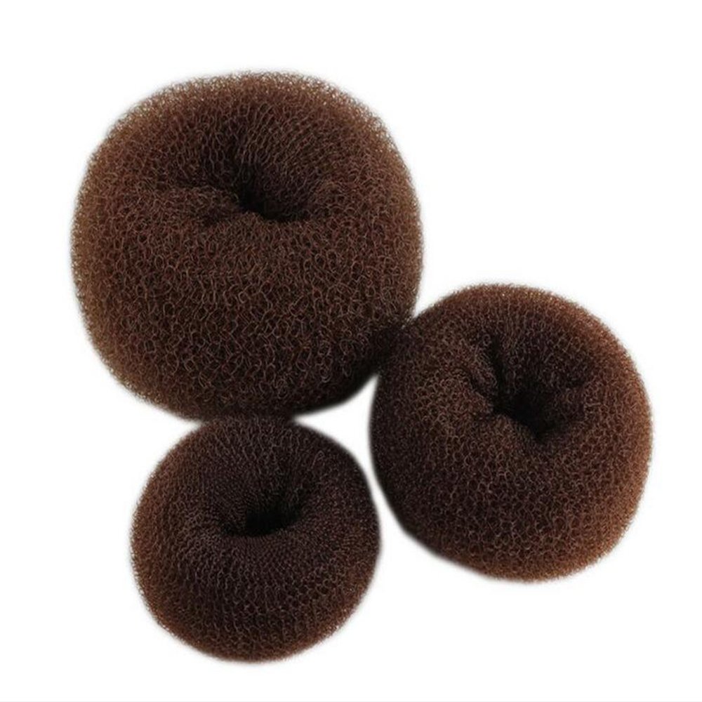 AnHua 3pcs Fashion Donut Hair Bun Ring Styler Maker Set Best Headbands Hair accessories Gift for Women