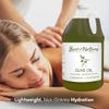 Best of Nature 100% Pure Olive Massage & Body Oil  Cold Pressed, Natural & Unscented Moisturizer for Skin, Hair & Bath, 8 fl oz view 2