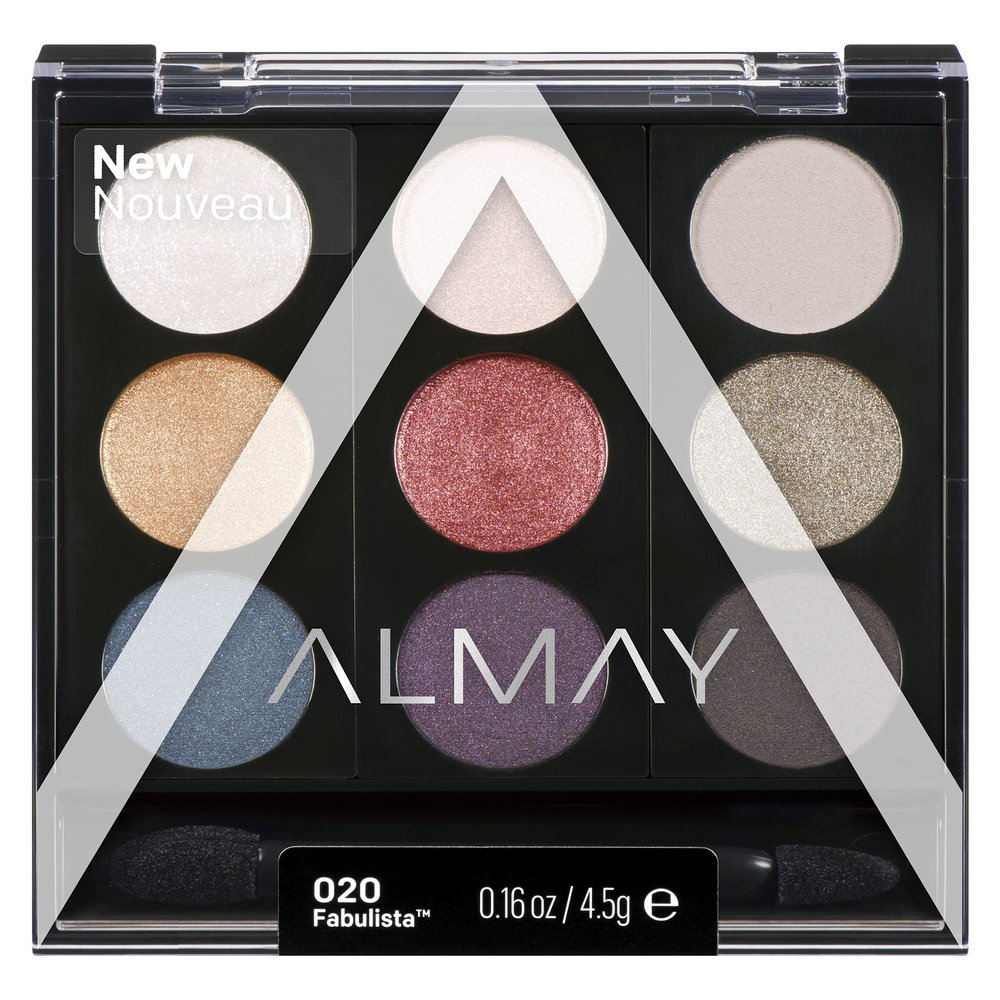 Almay Palette Pops, Fabulista, 0.16 oz, eyeshadow palette,Powder
