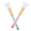 2 PCS Face Mask Beauty Tool Soft Silicone Facial Mud Mask, Brush Hairless Body Lotion And Butter Applicator view 1