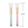 2 PCS Face Mask Beauty Tool Soft Silicone Facial Mud Mask, Brush Hairless Body Lotion And Butter Applicator view 2