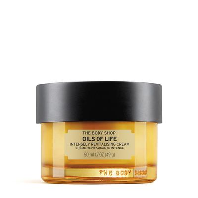 The Body Shop Oils of Life Intensely Revitalizing Cream - Lightweight, Nourishing Cream - Revitalizes Skin - 1.7 Fl Oz