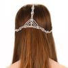 1920's Great Gatsby Inspired Art Deco Crystal Grecian Chain Headpiece view 4